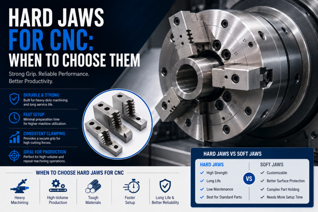 Hard Jaws for CNC: When to Choose Them