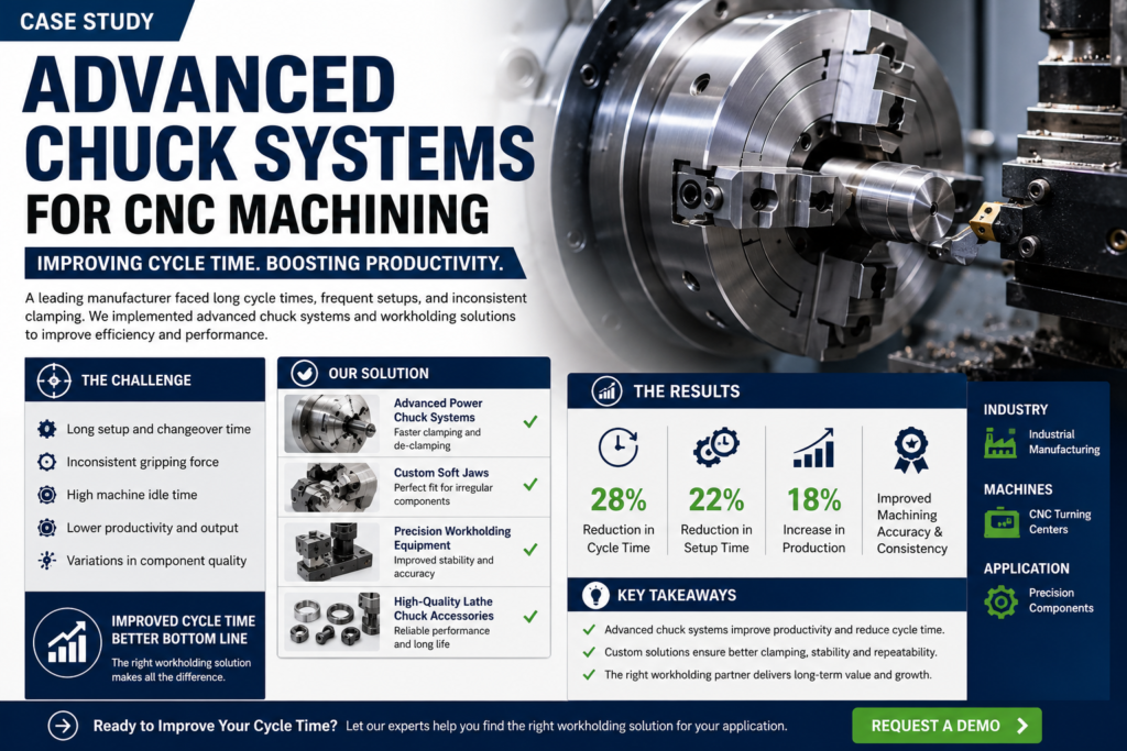 Advanced Chuck Systems Case Study for CNC Machining