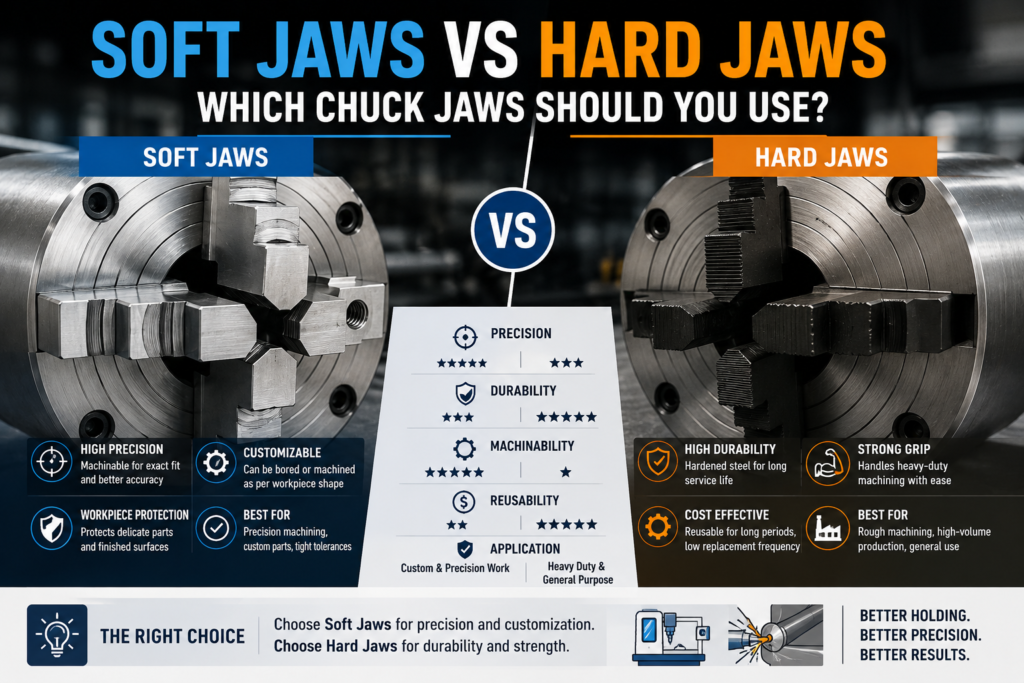 Soft Jaws vs Hard Jaws: Which Chuck Jaws Should You Use?