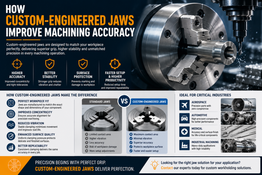 How Custom-Engineered Jaws Improve Machining Accuracy